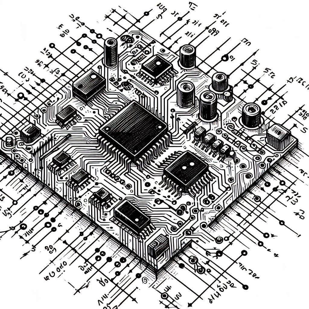 HandDrawn PCB Concept